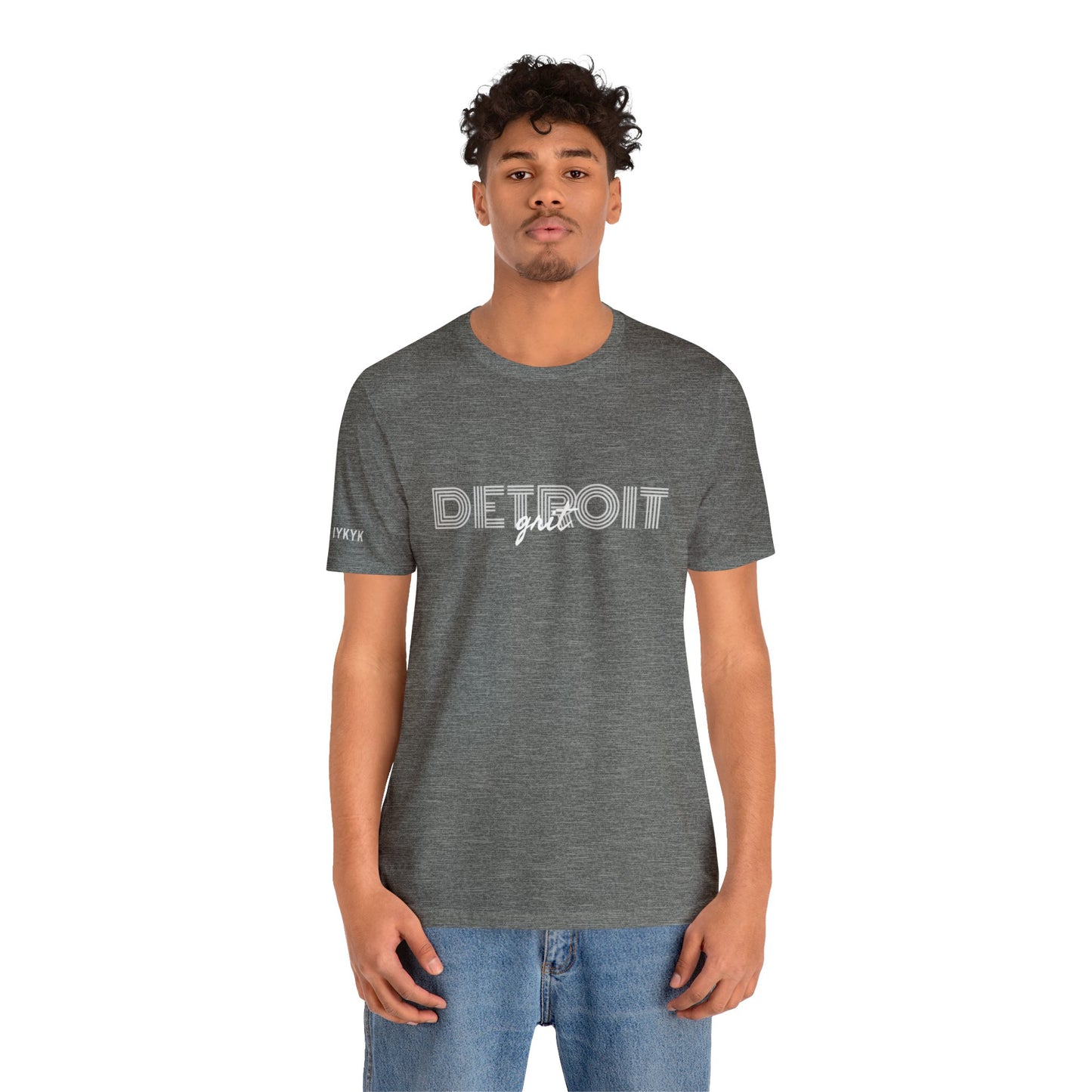 Detroit Grit: Unisex Cotton Lightweight Tee - Embrace the Resilience, Wear the Spirit