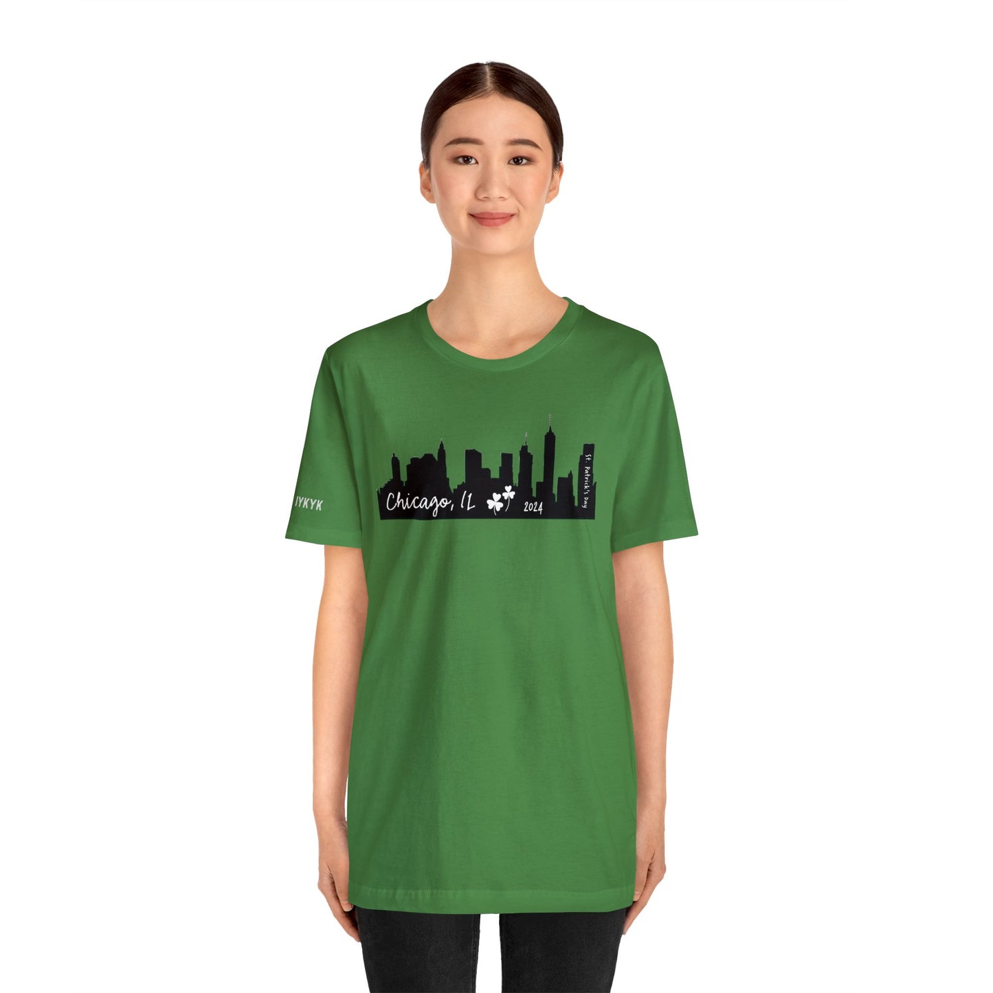 Saint Patrick's Day Chicago Skyline Tee