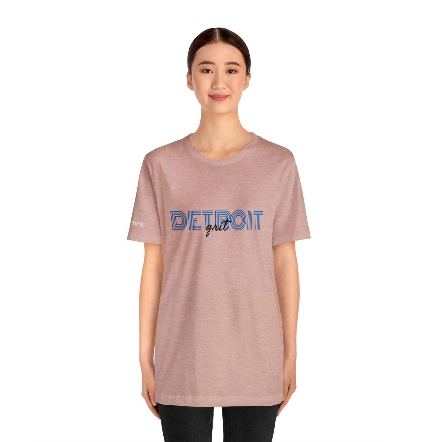 Detroit Grit: Unisex Cotton Lightweight Tee - Embrace the Resilience, Wear the Spirit