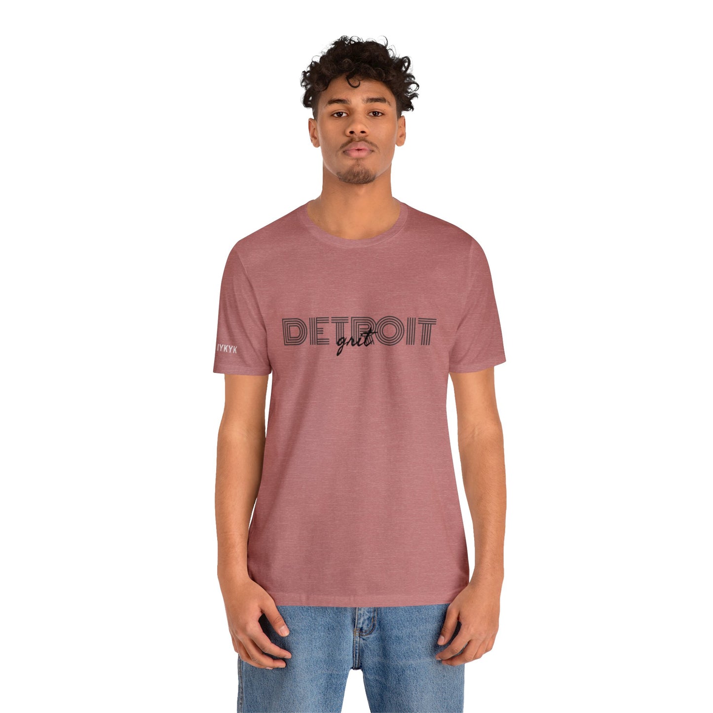 Detroit Grit: Unisex Cotton Lightweight Tee - Embrace the Resilience, Wear the Spirit