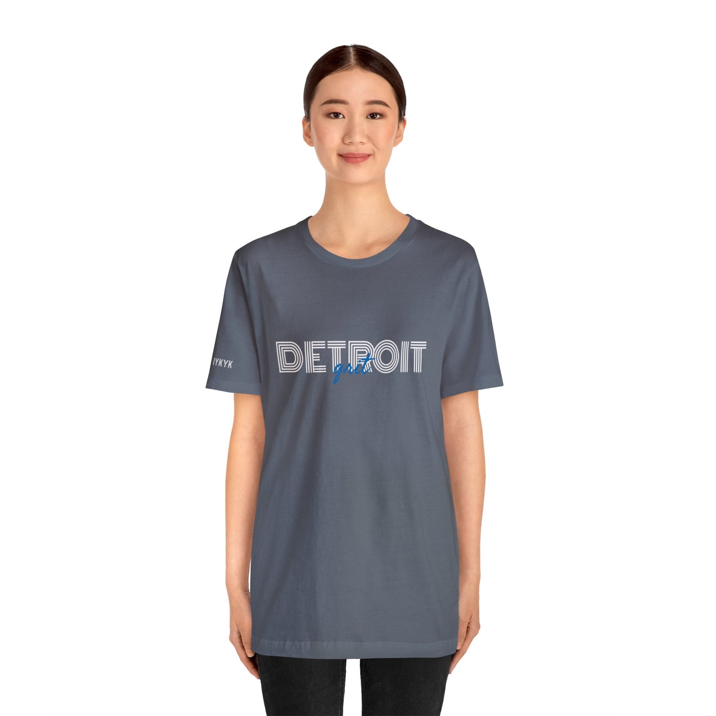 Detroit Grit: Unisex Cotton Lightweight Tee - Embrace the Resilience, Wear the Spirit