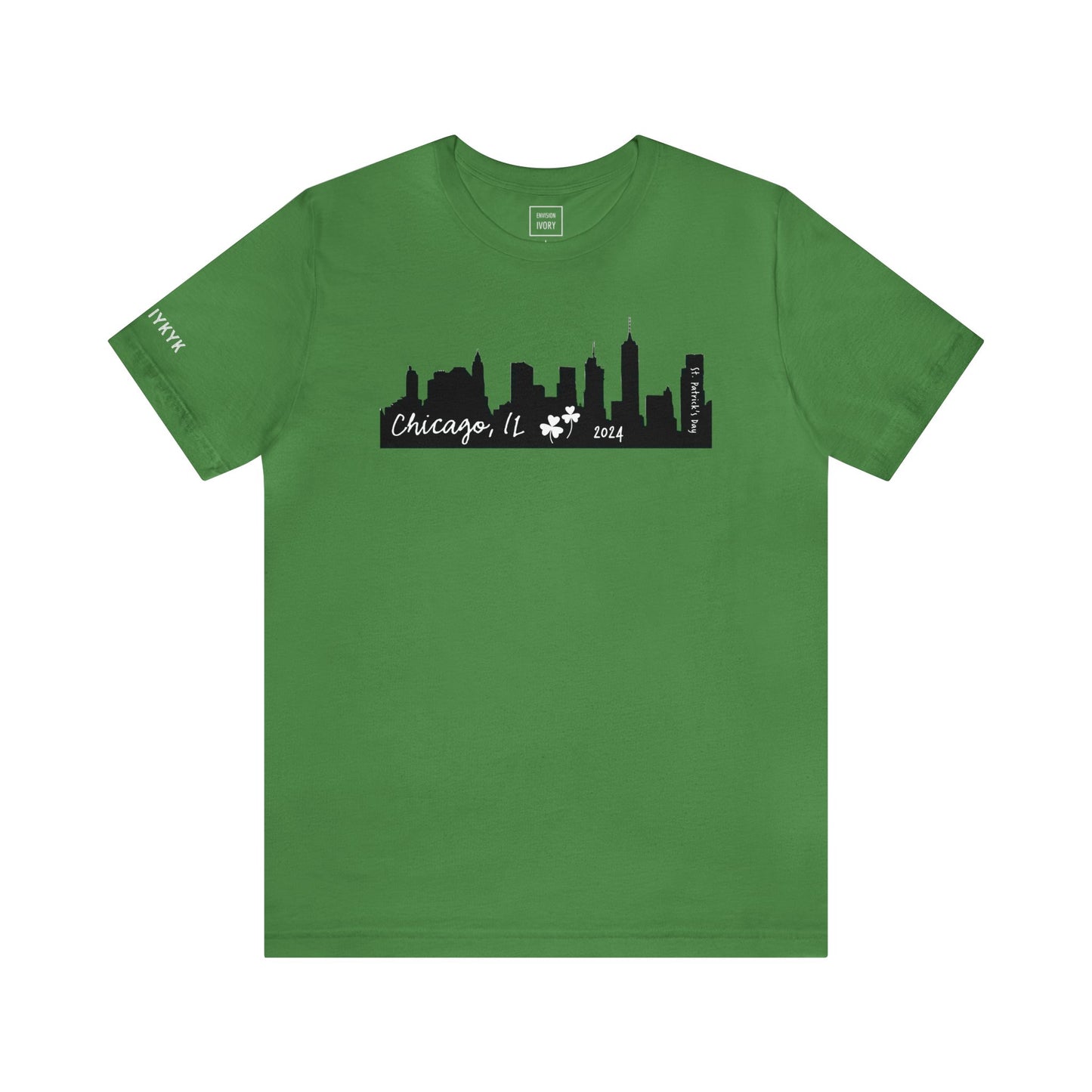 Saint Patrick's Day Chicago Skyline Tee