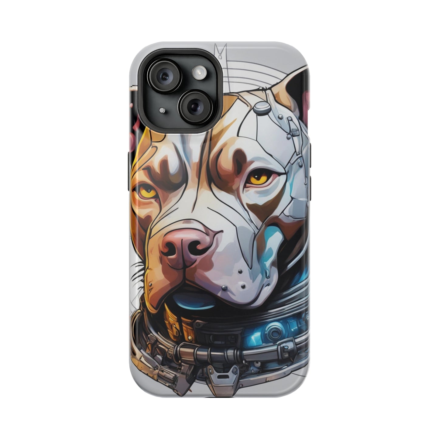 Retro Pitbull MagSafe Tough iPhone Case