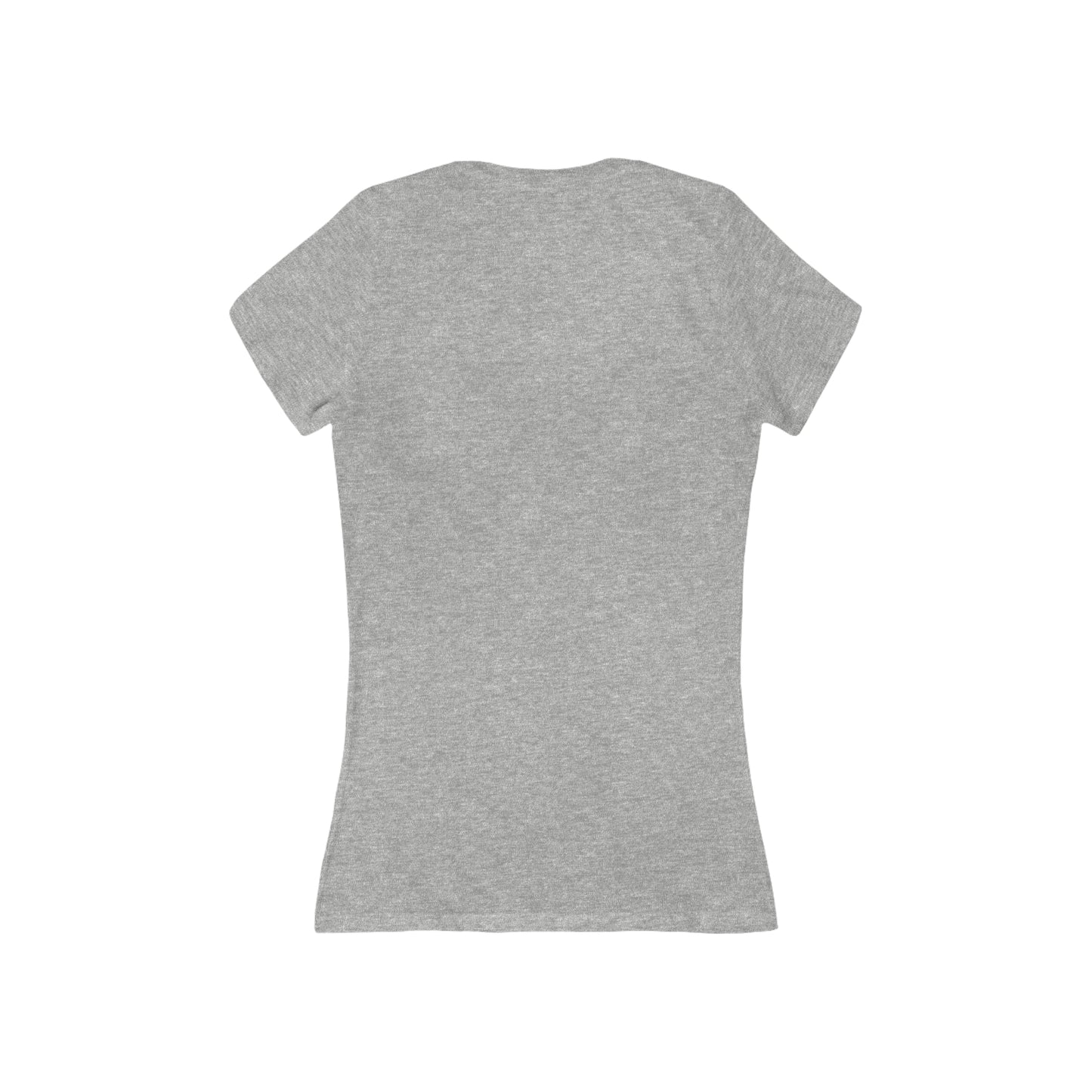 Lucky Charm Women's Deep V-Neck Tee: Embrace Fortune in Style