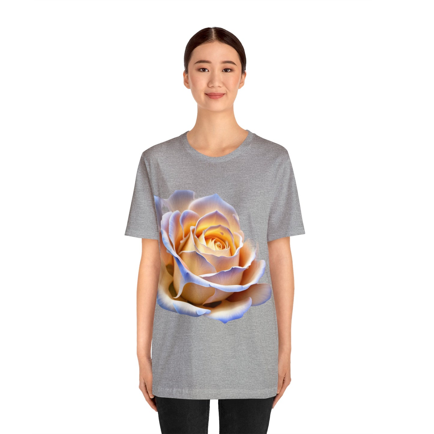 Elegance in Bloom Ivory Rose Tee