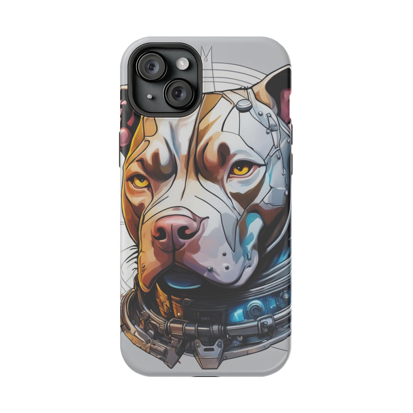 Retro Pitbull MagSafe Tough iPhone Case