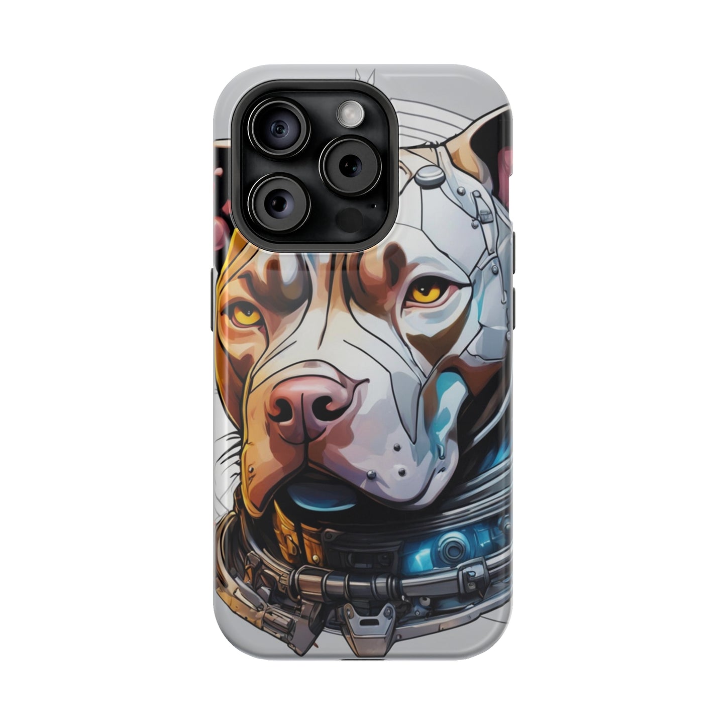 Retro Pitbull MagSafe Tough iPhone Case