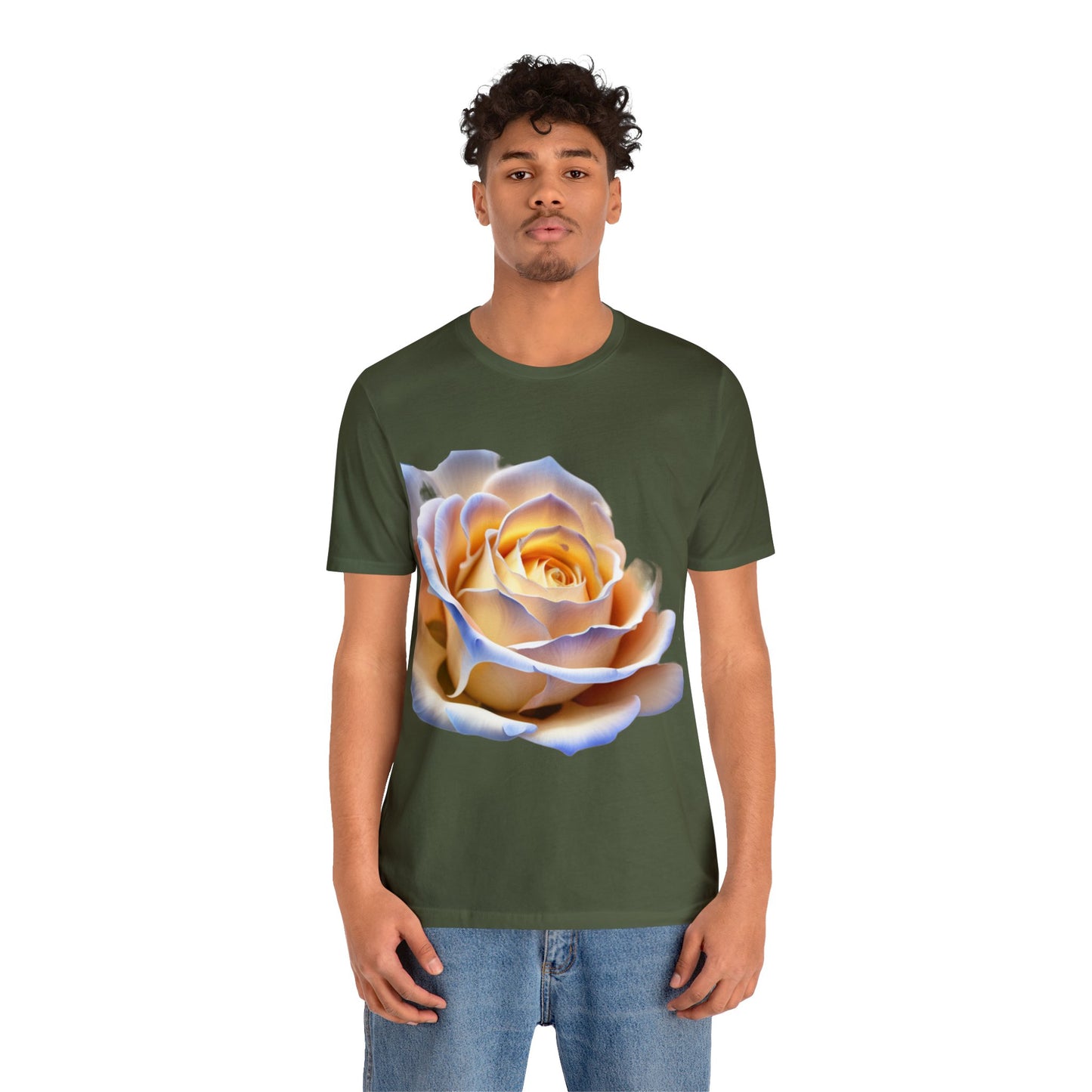 Elegance in Bloom Ivory Rose Tee