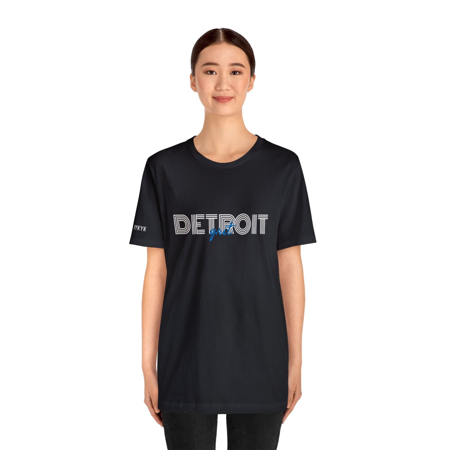 Detroit Grit: Unisex Cotton Lightweight Tee - Embrace the Resilience, Wear the Spirit