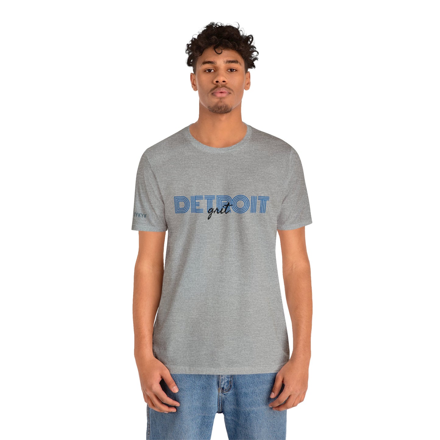 Detroit Grit: Unisex Cotton Lightweight Tee - Embrace the Resilience, Wear the Spirit