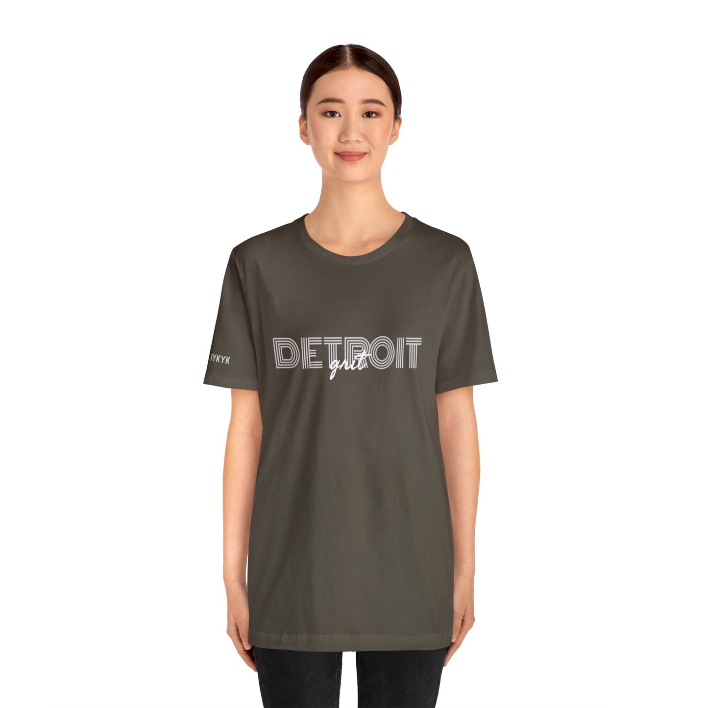 Detroit Grit: Unisex Cotton Lightweight Tee - Embrace the Resilience, Wear the Spirit