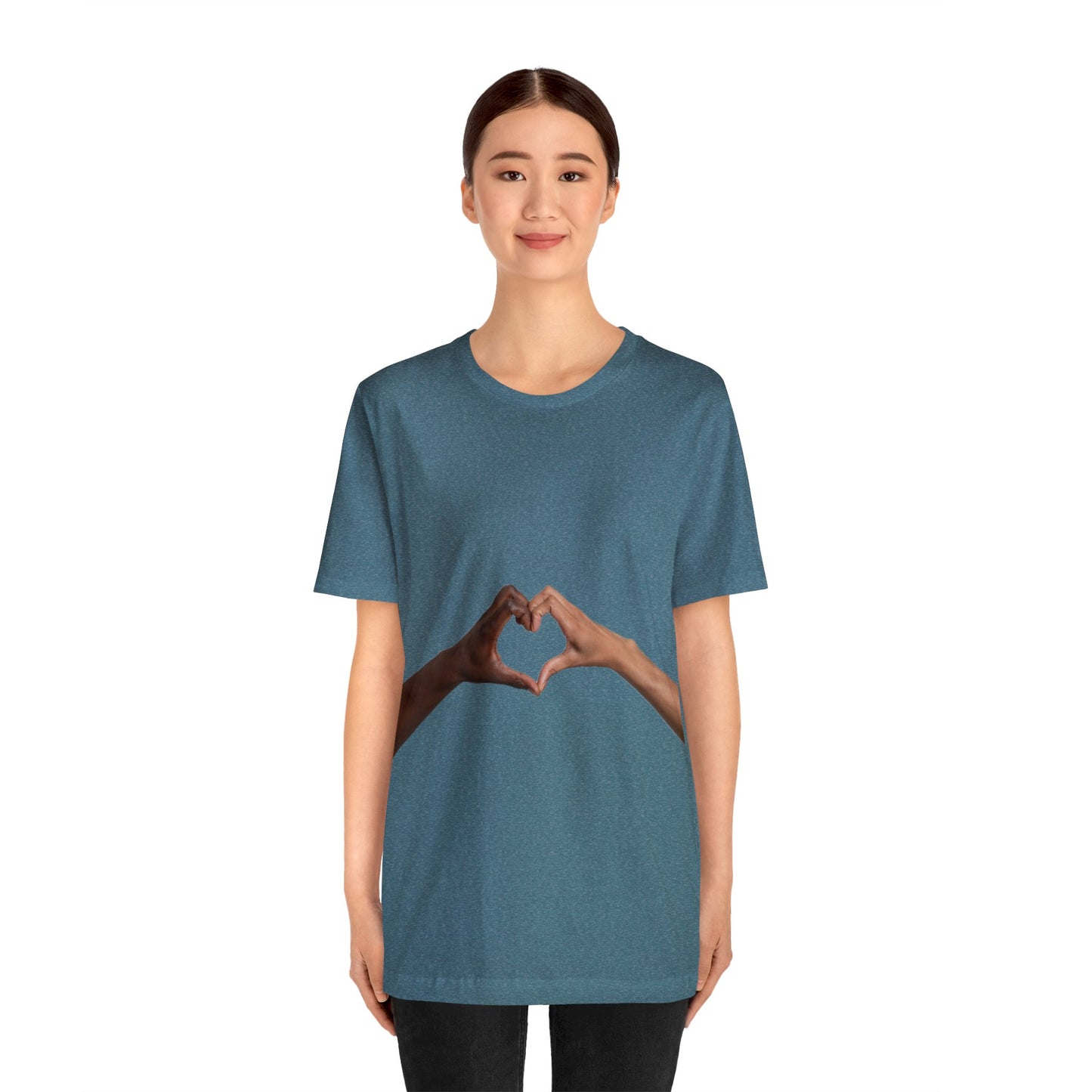 Harmony Embrace Tee: Celebrating Unity in Bi-Racial Love