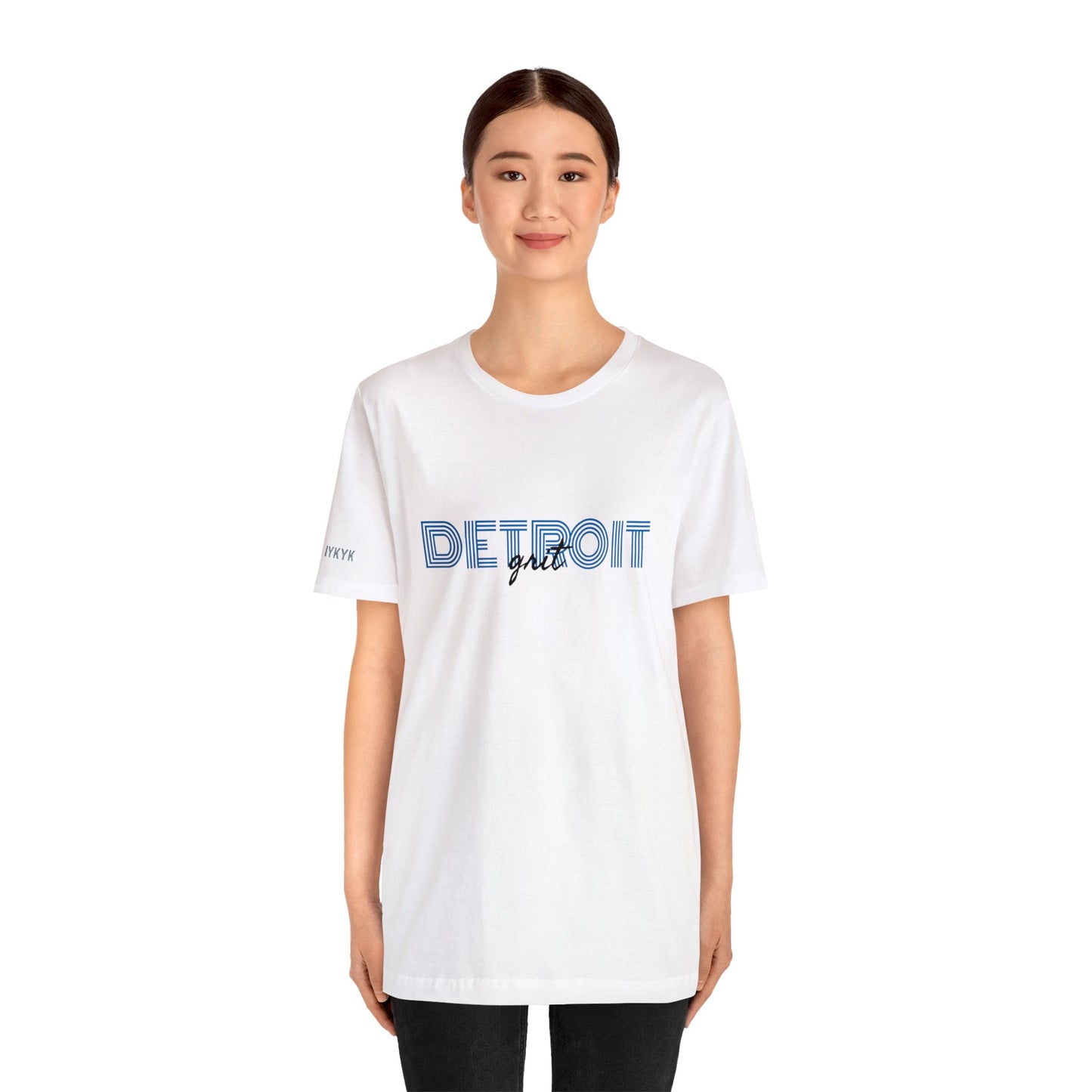 Detroit Grit: Unisex Cotton Lightweight Tee - Embrace the Resilience, Wear the Spirit