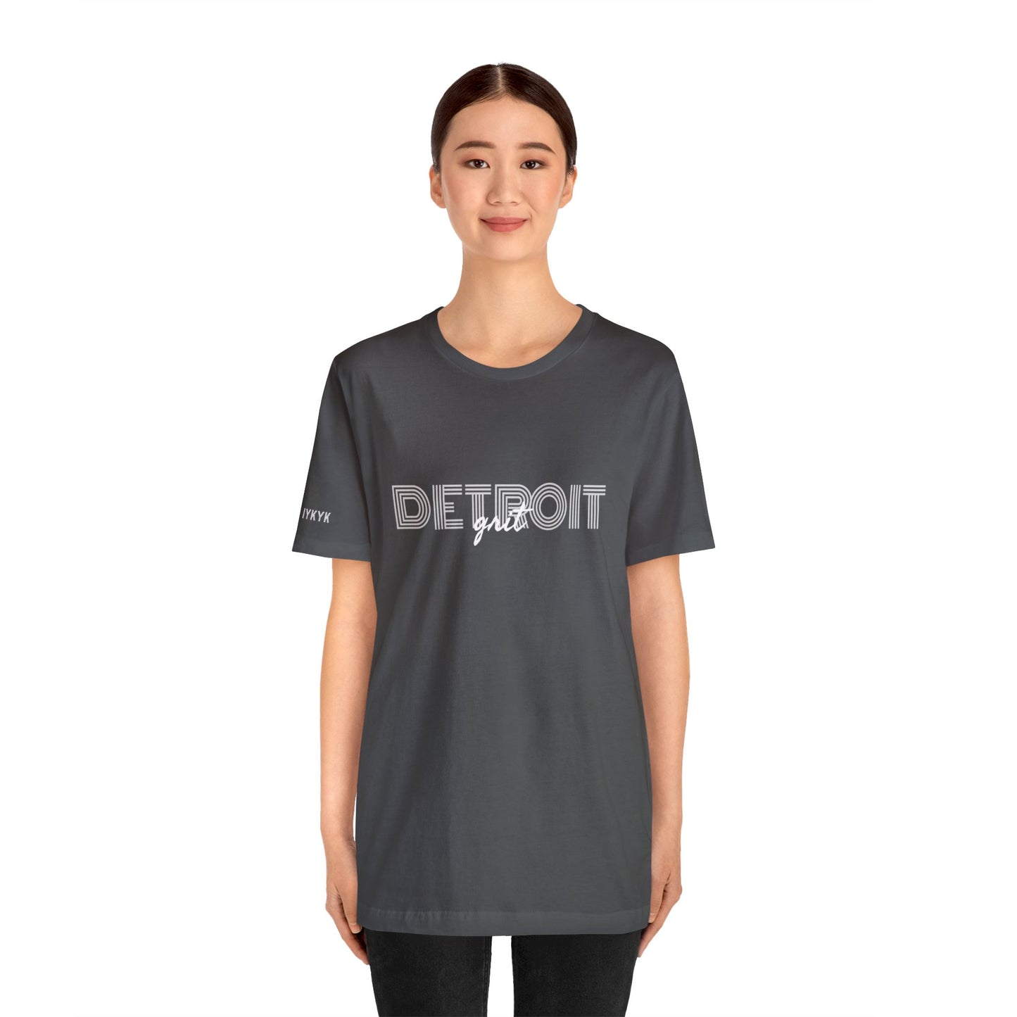 Detroit Grit: Unisex Cotton Lightweight Tee - Embrace the Resilience, Wear the Spirit