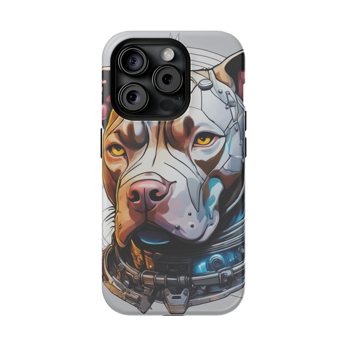 Retro Pitbull MagSafe Tough iPhone Case