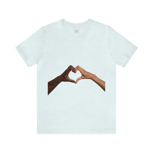 Harmony Embrace Tee: Celebrating Unity in Bi-Racial Love