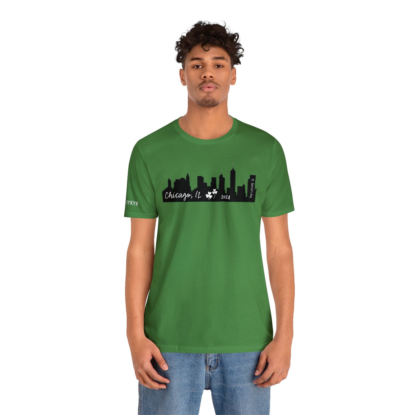 Saint Patrick's Day Chicago Skyline Tee