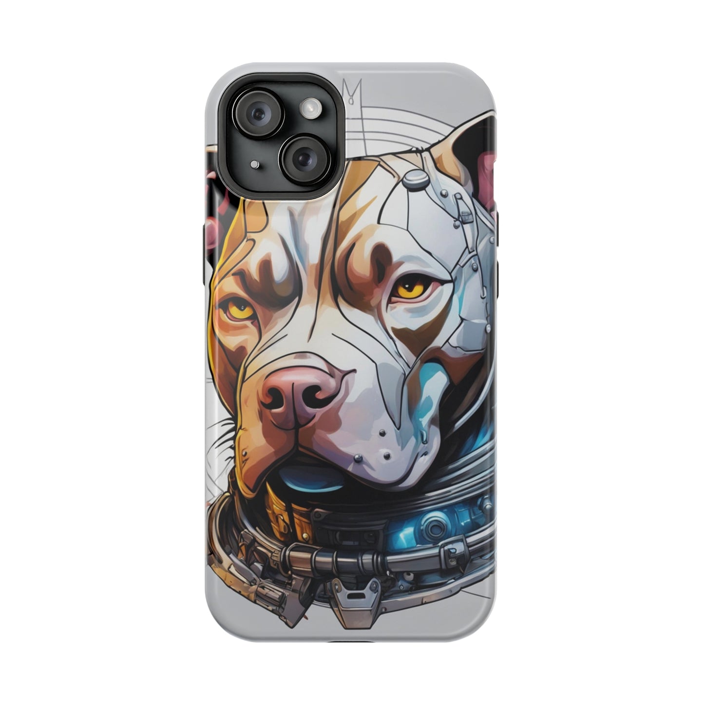 Retro Pitbull MagSafe Tough iPhone Case