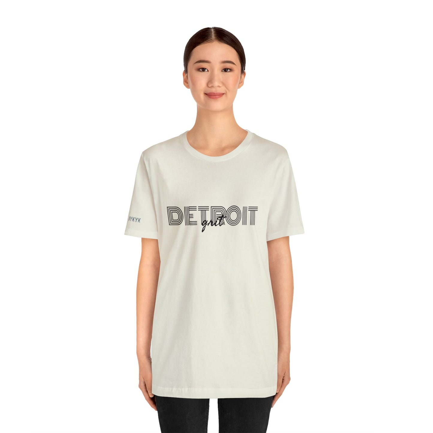 Detroit Grit: Unisex Cotton Lightweight Tee - Embrace the Resilience, Wear the Spirit