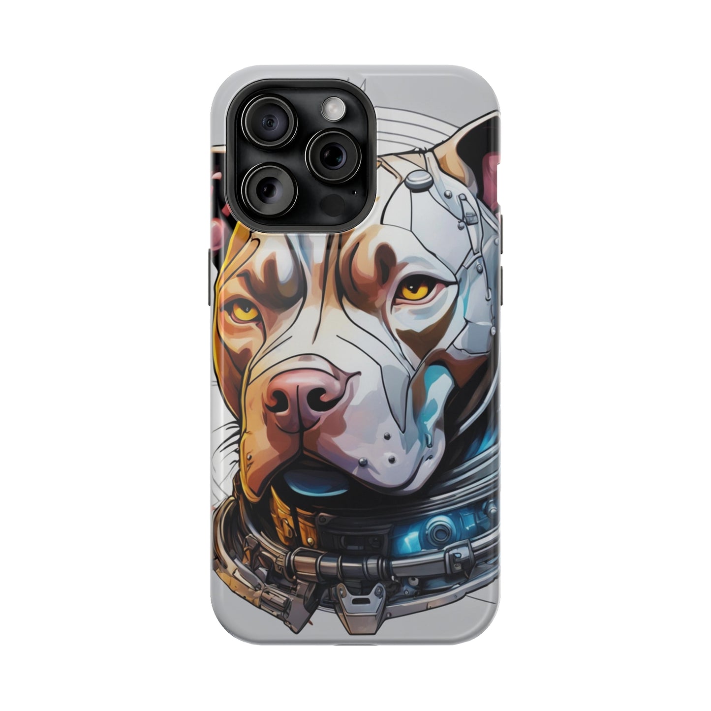 Retro Pitbull MagSafe Tough iPhone Case