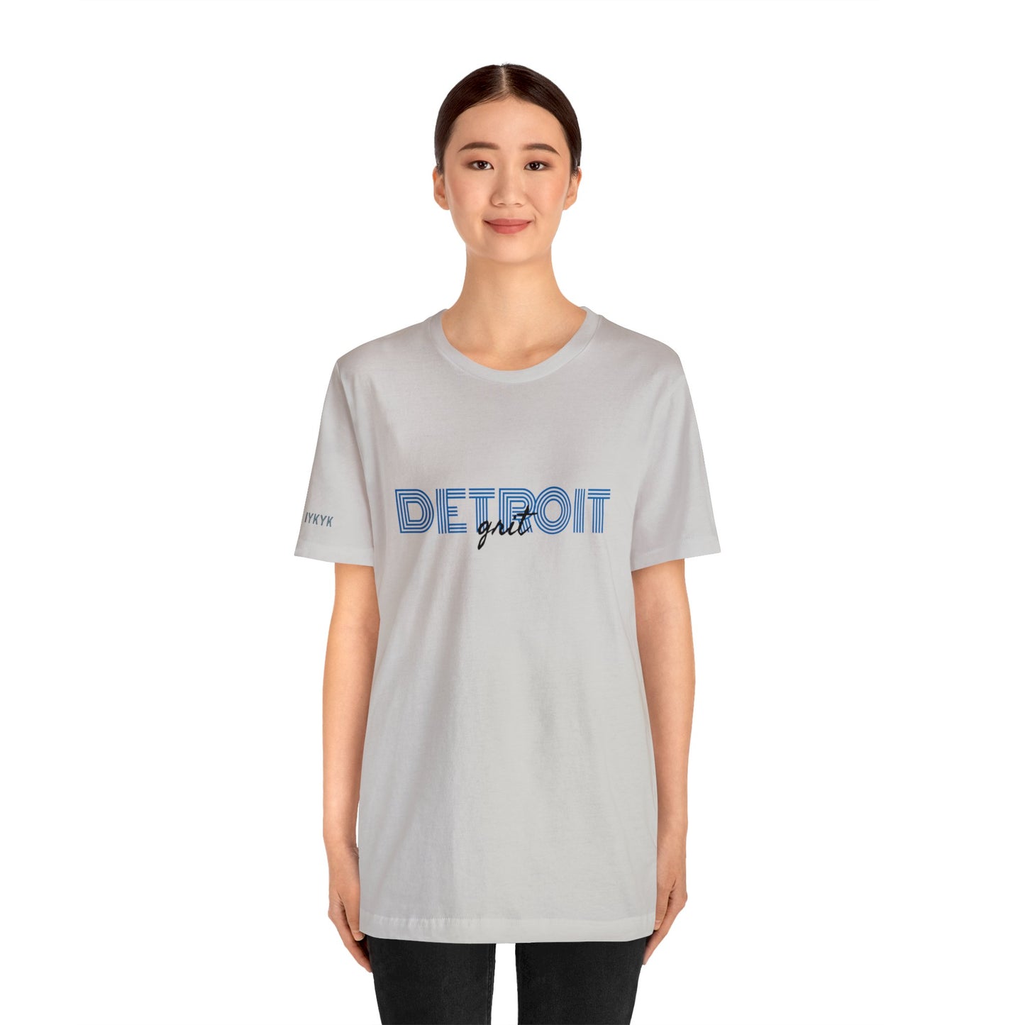 Detroit Grit: Unisex Cotton Lightweight Tee - Embrace the Resilience, Wear the Spirit