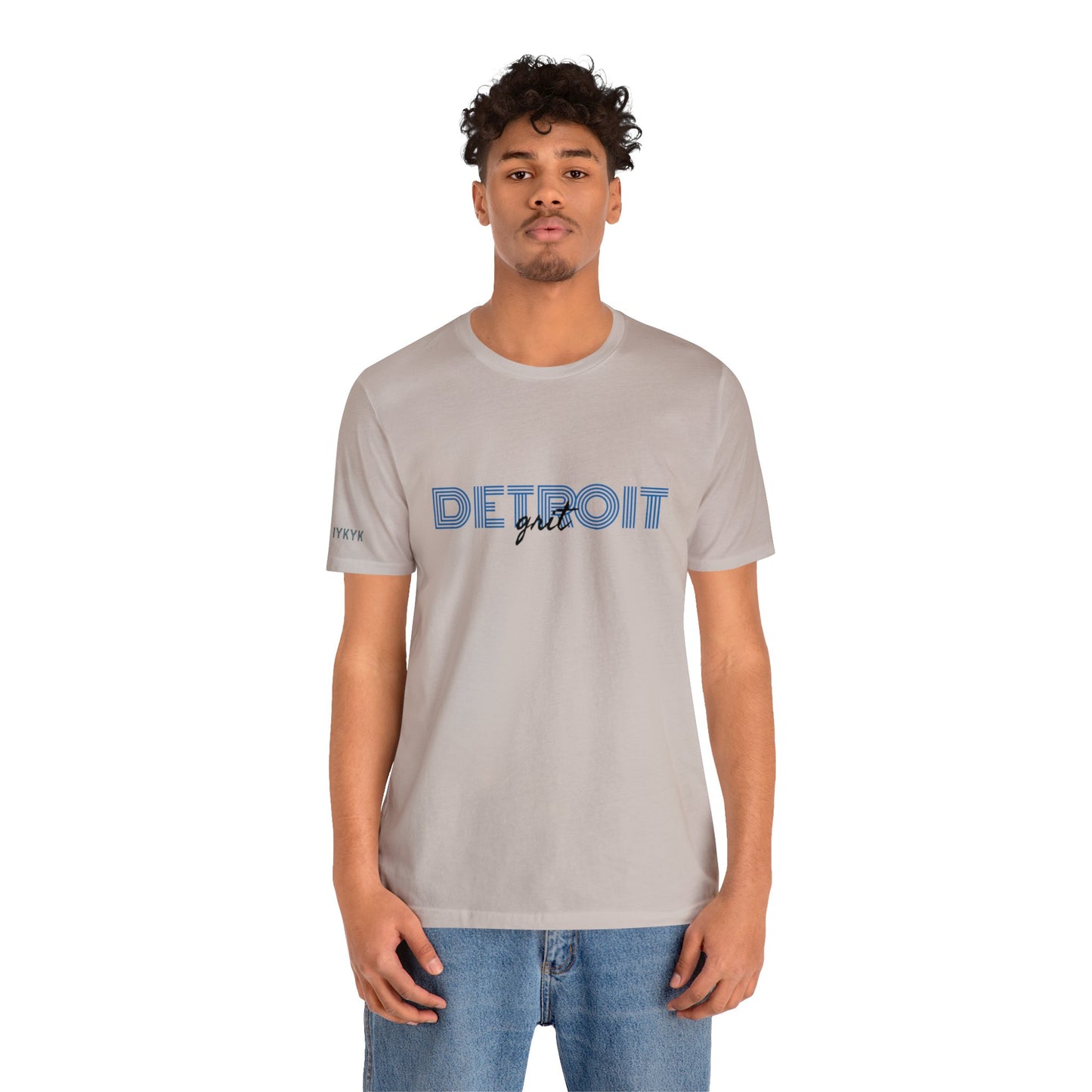 Detroit Grit: Unisex Cotton Lightweight Tee - Embrace the Resilience, Wear the Spirit