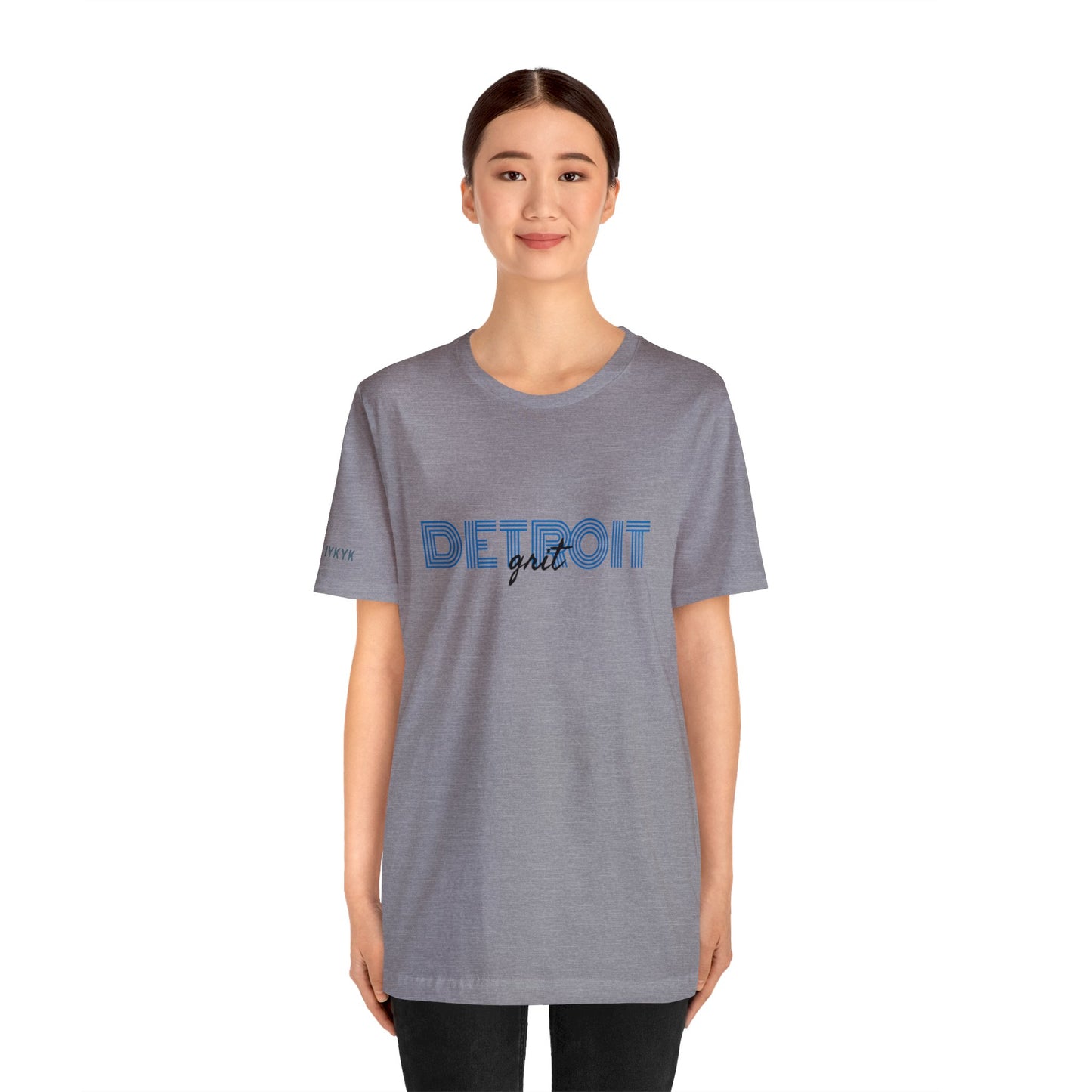 Detroit Grit: Unisex Cotton Lightweight Tee - Embrace the Resilience, Wear the Spirit