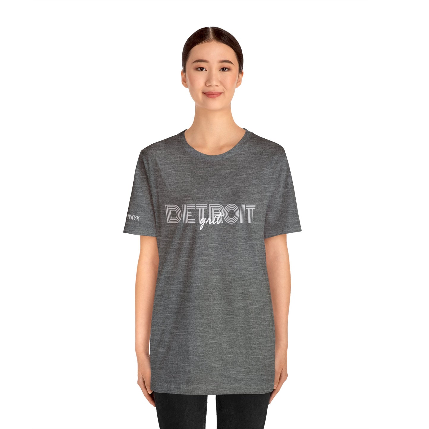 Detroit Grit: Unisex Cotton Lightweight Tee - Embrace the Resilience, Wear the Spirit