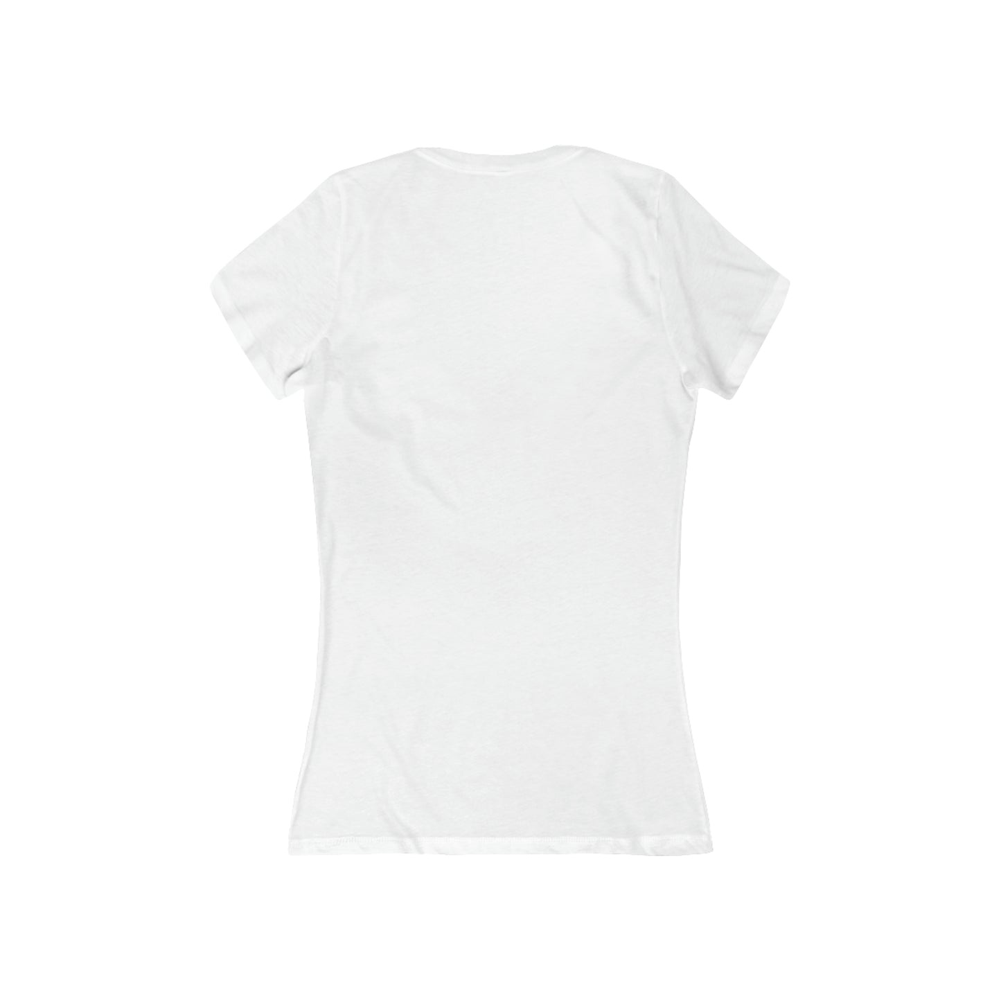 Biting Lip Women's Deep V-Neck Tee: Bold and Alluring Style