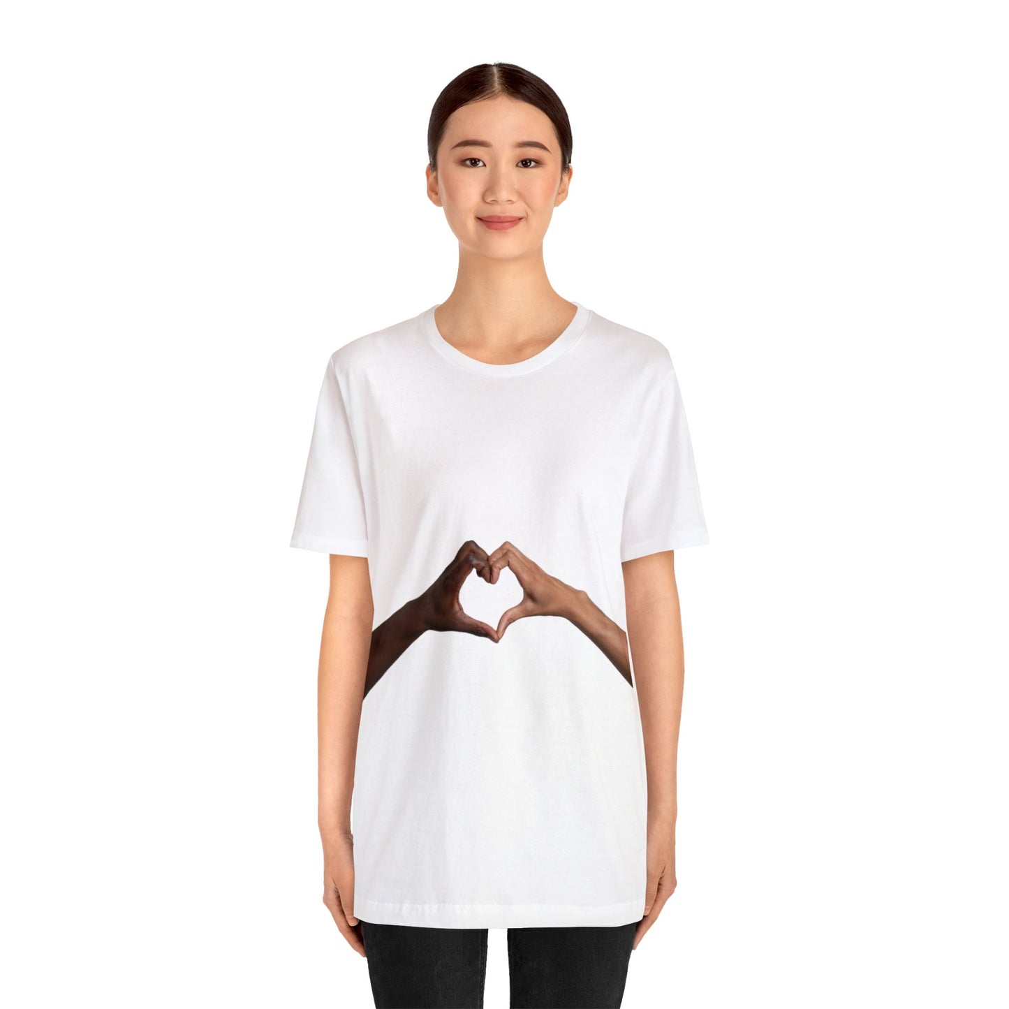 Harmony Embrace Tee: Celebrating Unity in Bi-Racial Love