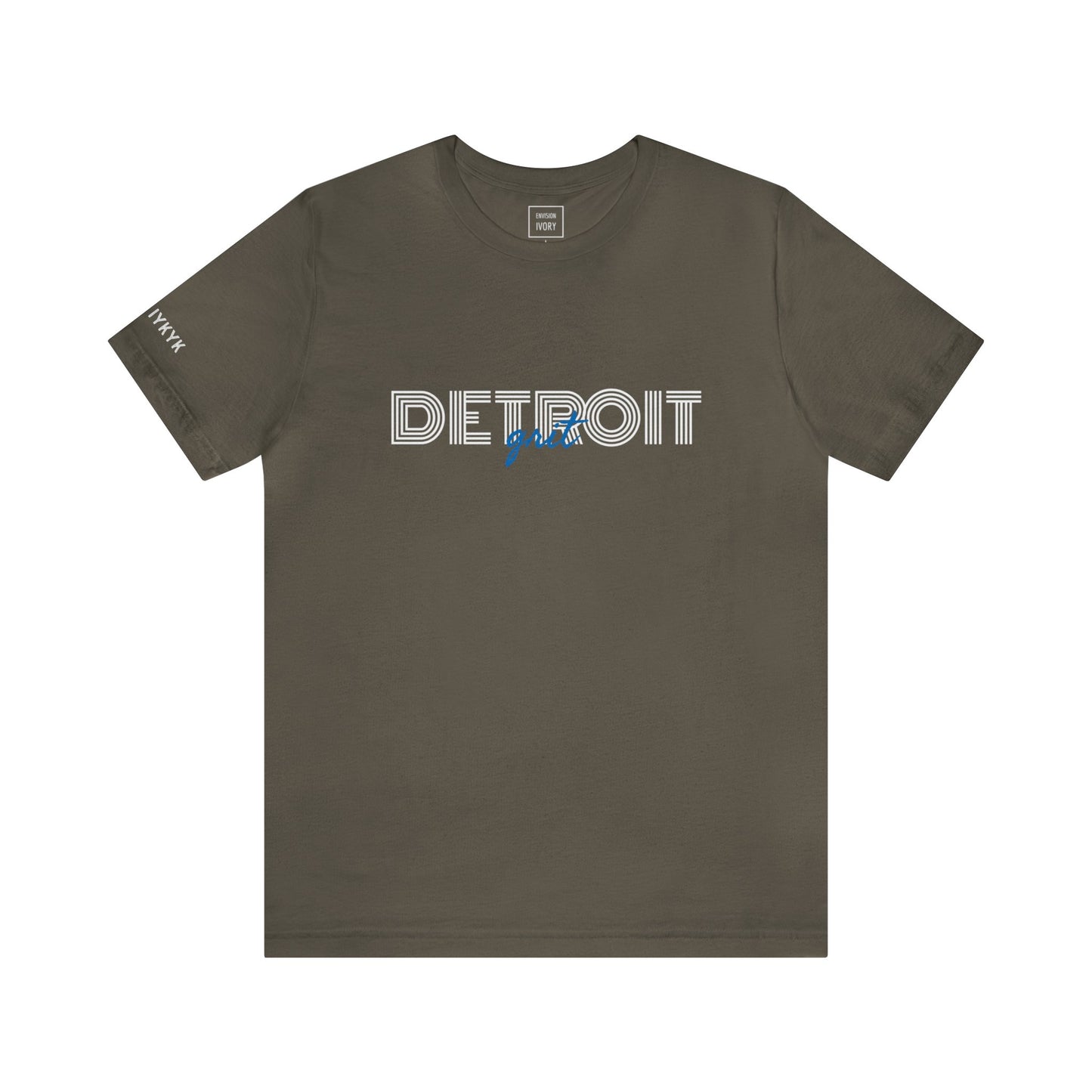 Detroit Grit: Unisex Cotton Lightweight Tee - Embrace the Resilience, Wear the Spirit