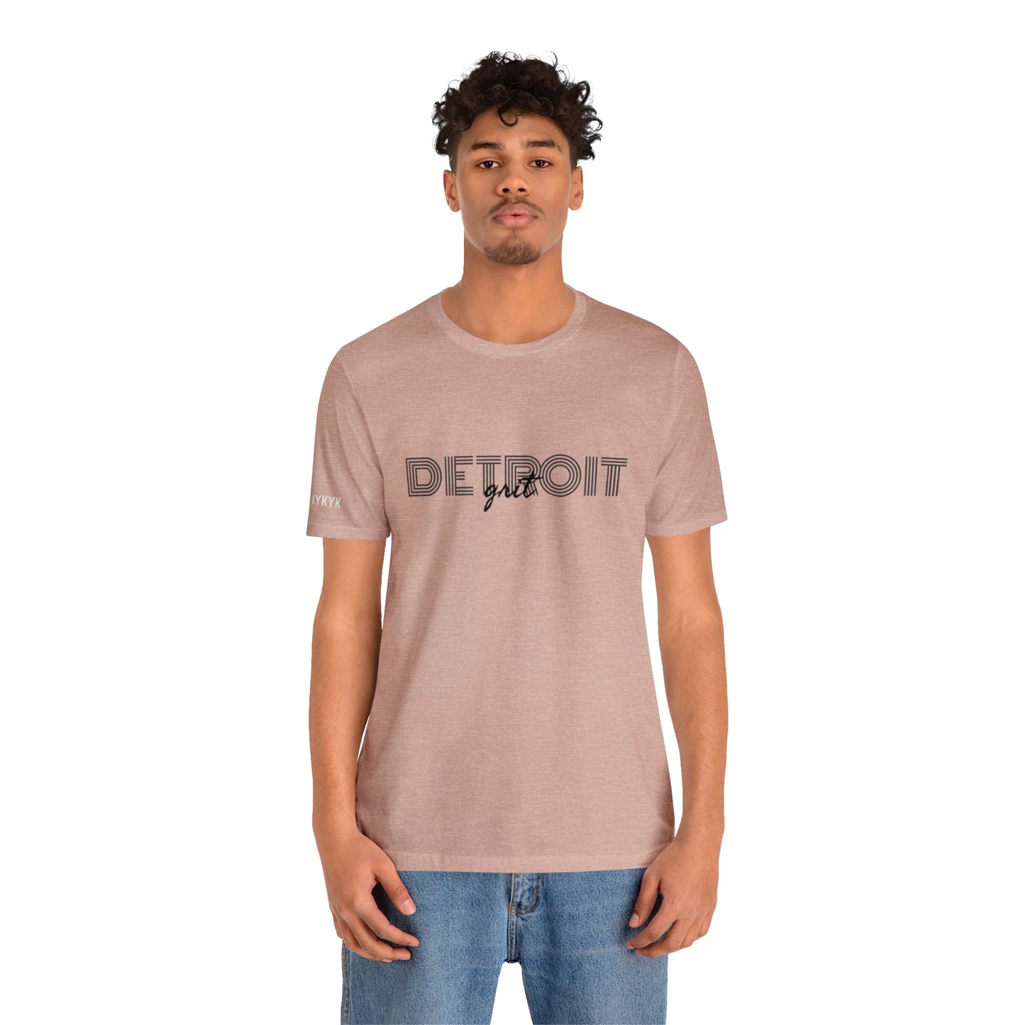 Detroit Grit: Unisex Cotton Lightweight Tee - Embrace the Resilience, Wear the Spirit