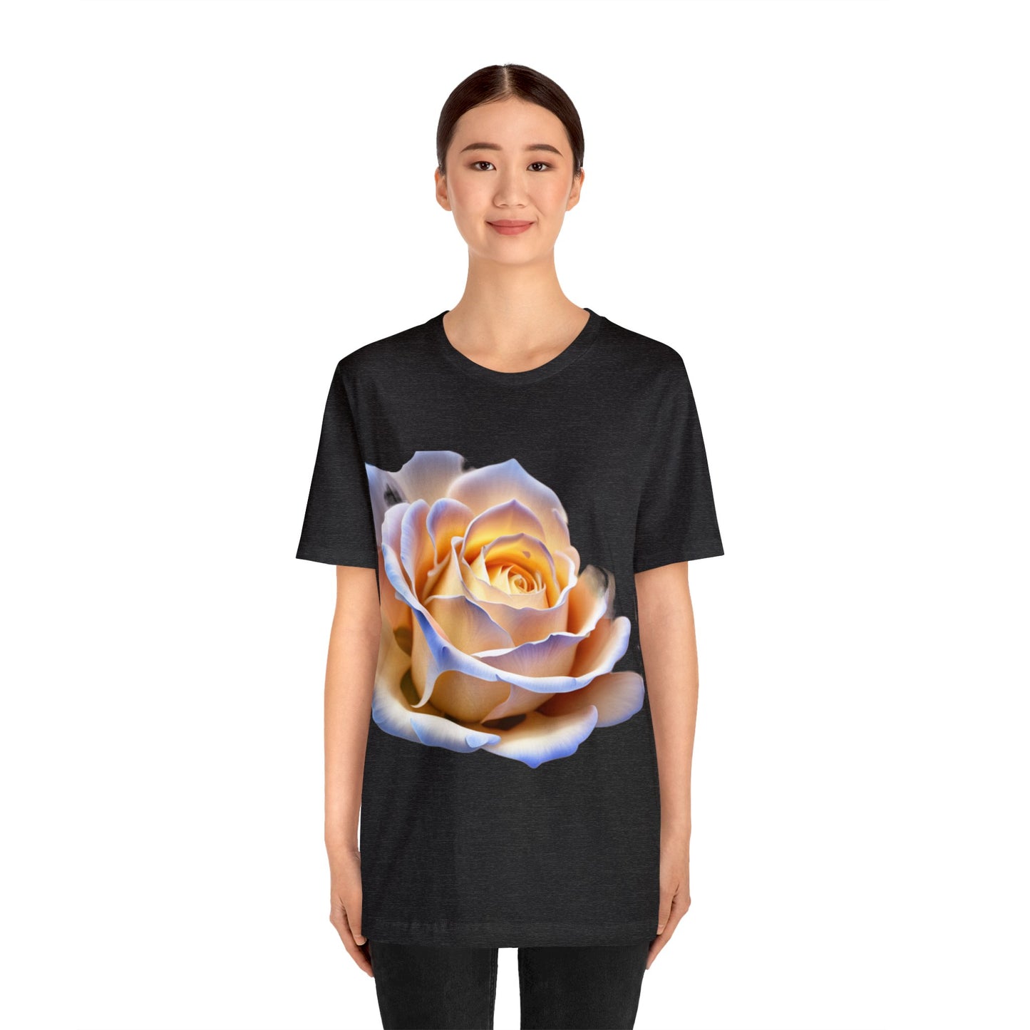 Elegance in Bloom Ivory Rose Tee