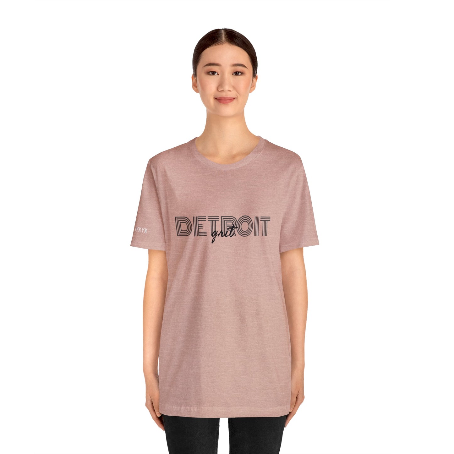 Detroit Grit: Unisex Cotton Lightweight Tee - Embrace the Resilience, Wear the Spirit