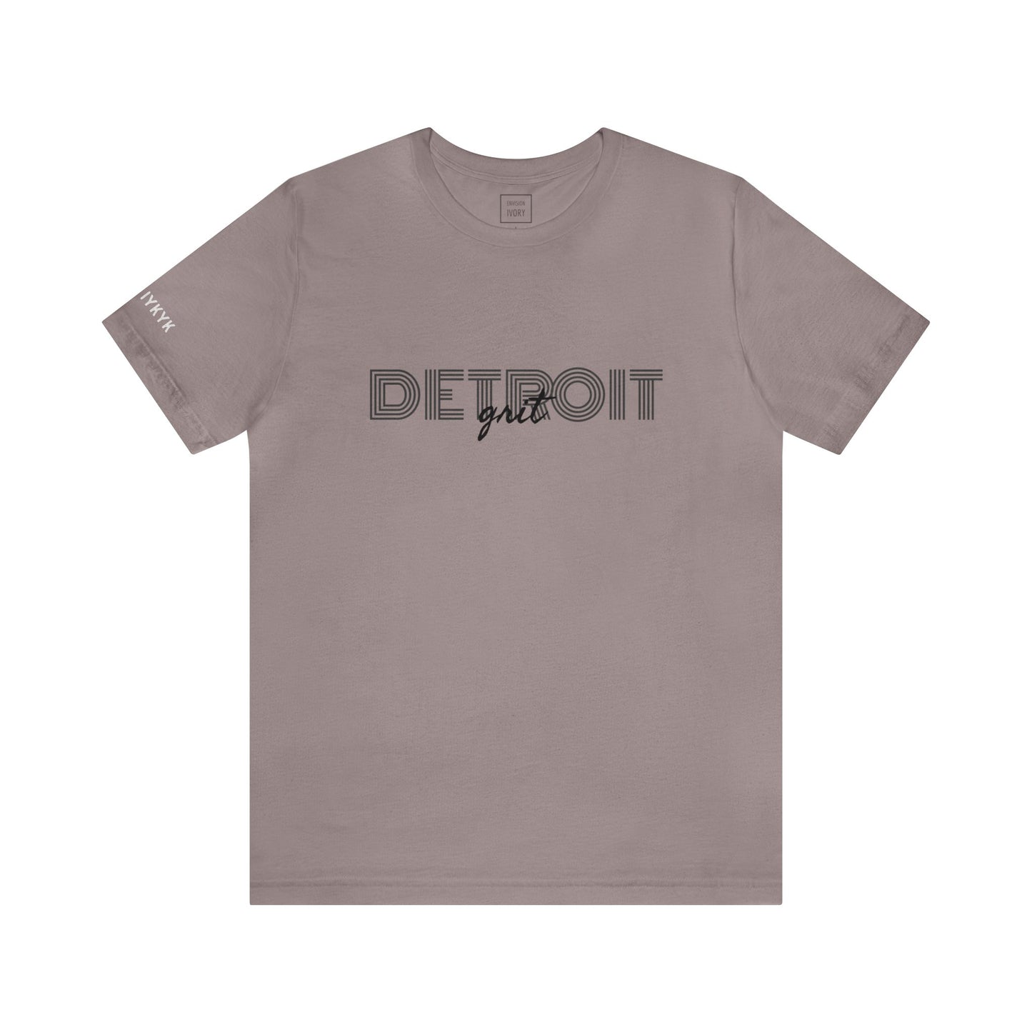 Detroit Grit: Unisex Cotton Lightweight Tee - Embrace the Resilience, Wear the Spirit