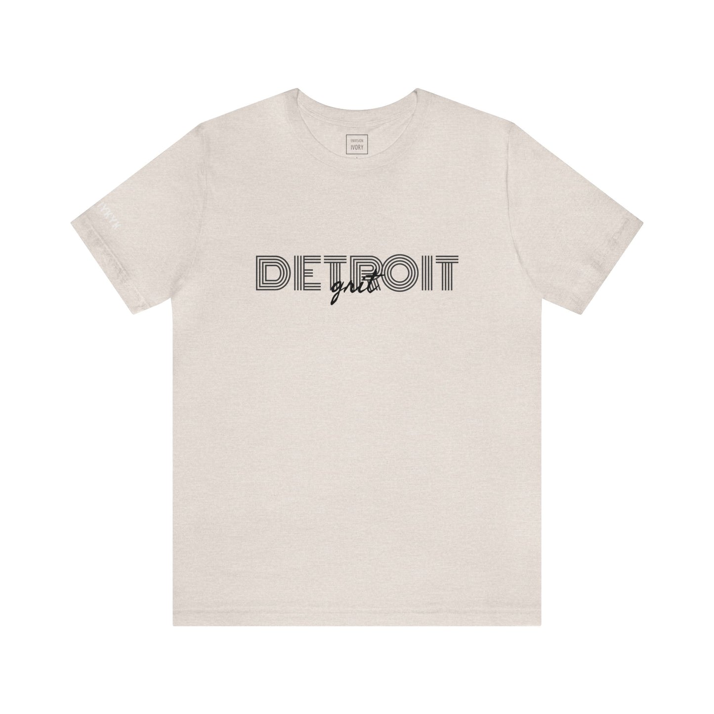 Detroit Grit: Unisex Cotton Lightweight Tee - Embrace the Resilience, Wear the Spirit