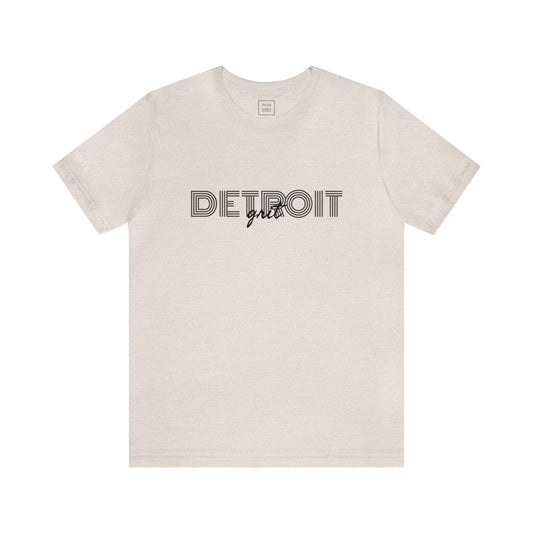 Detroit Grit: Unisex Cotton Lightweight Tee - Embrace the Resilience, Wear the Spirit