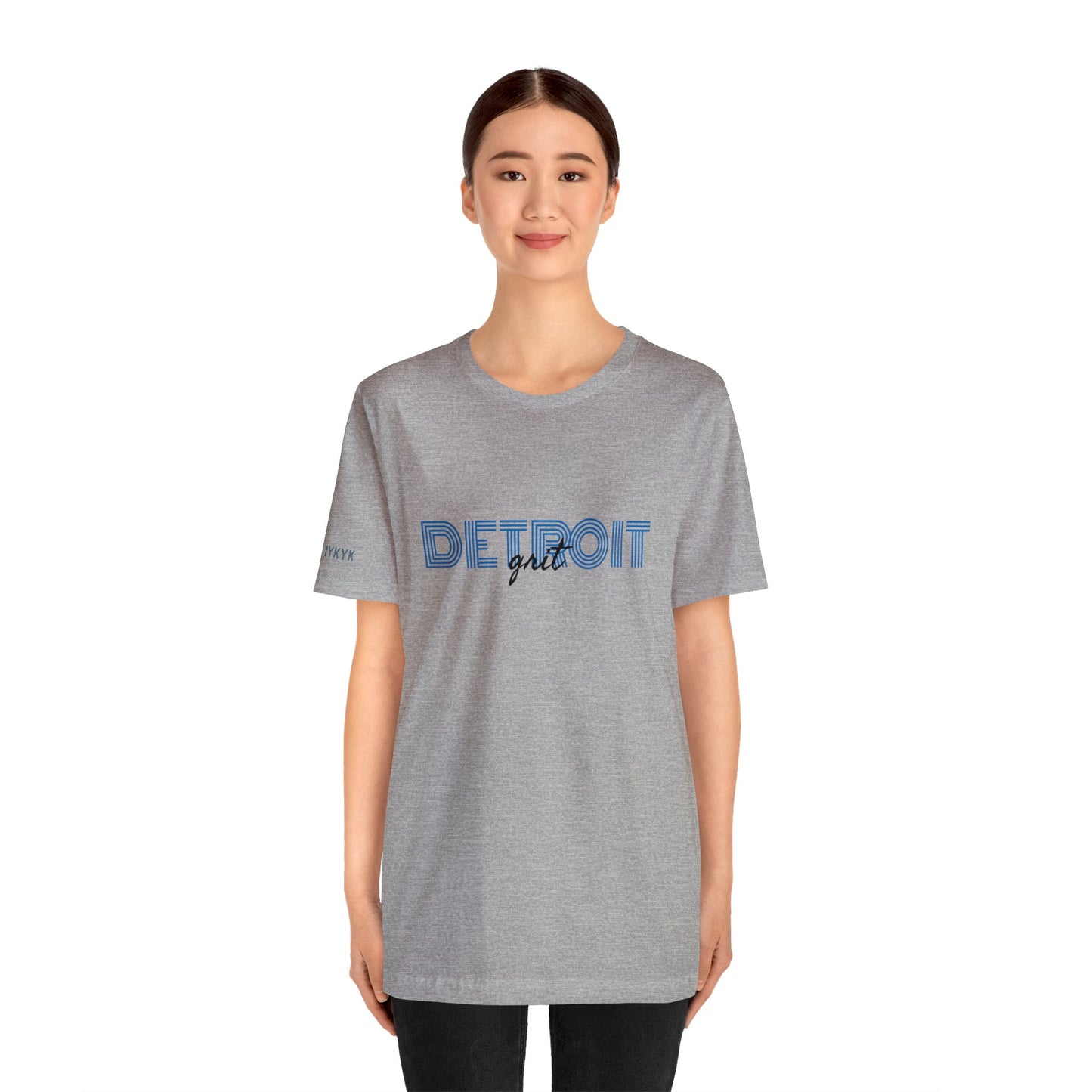 Detroit Grit: Unisex Cotton Lightweight Tee - Embrace the Resilience, Wear the Spirit