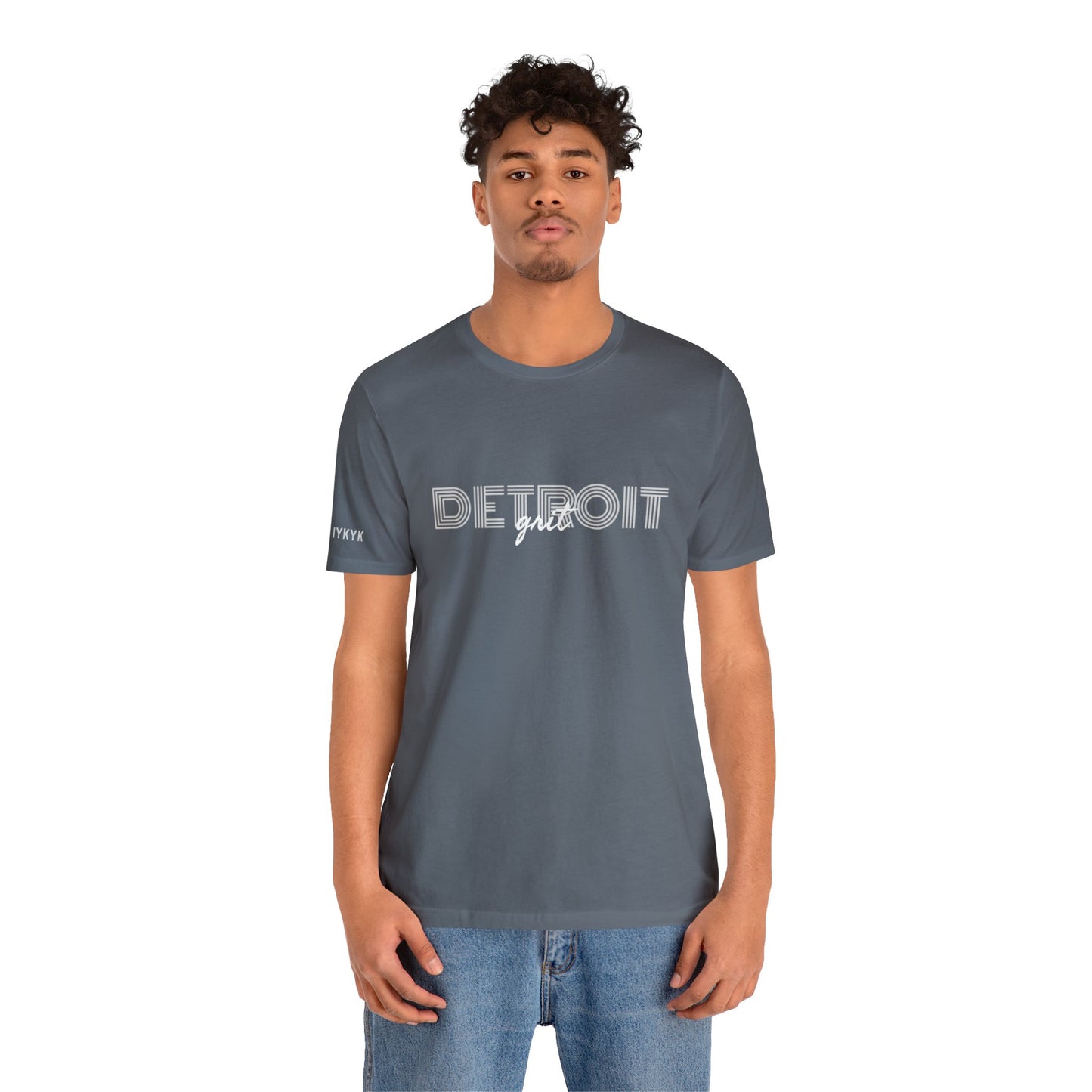 Detroit Grit: Unisex Cotton Lightweight Tee - Embrace the Resilience, Wear the Spirit